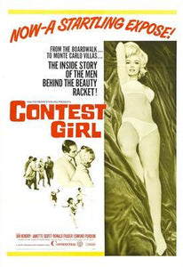 Contest Girl movie poster Sign 8in x 12in