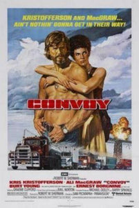 Convoy movie poster Sign 8in x 12in