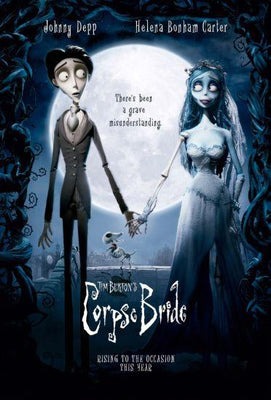 Corpse Bride movie poster Sign 8in x 12in