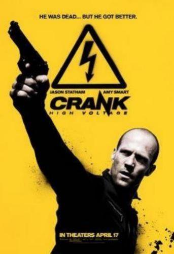 Crank High Voltage Jason Statham movie poster Sign 8in x 12in