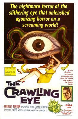 Crawling Eye Metal Movie Poster 8in x 12in