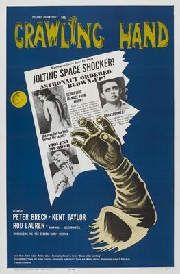 Crawling Hand movie poster Sign 8in x 12in