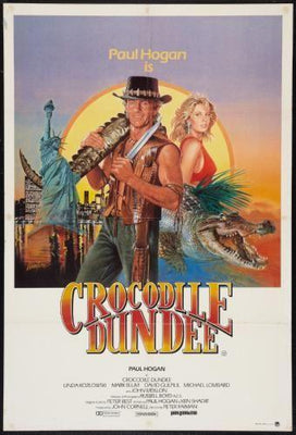 Crocodile Dundee Metal Movie Poster 8in x 12in