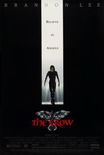 Crow movie poster Sign 8in x 12in