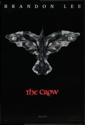 Crow movie poster Sign 8in x 12in
