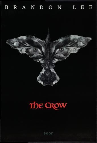 Crow movie poster Sign 8in x 12in