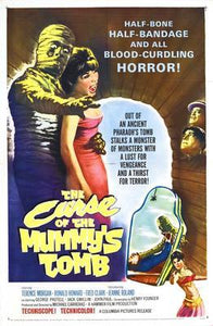 Curse Of The Mummys Tomb movie poster Sign 8in x 12in