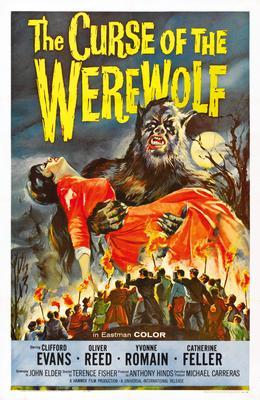 Curse Of The Werewolf Metal Movie Poster 8in x 12in