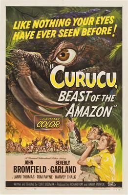 Curucu Beast Of The Amazon Metal Movie Poster 8in x 12in