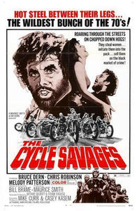 Cycle Savages The movie poster Sign 8in x 12in