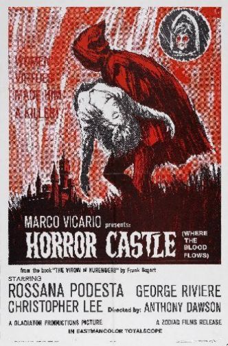 Horror Castle poster for sale cheap United States USA