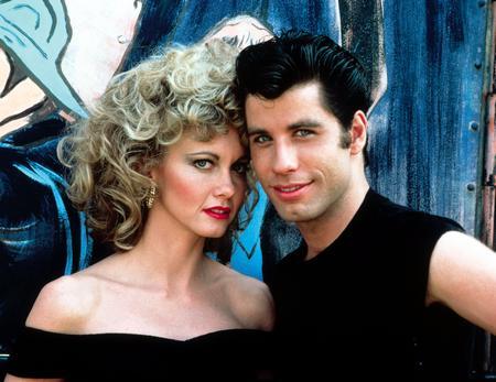 Grease Cast Poster Sandy and Danny On Sale United States