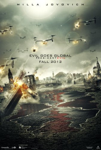 Resident Evil Retribution poster 24x36