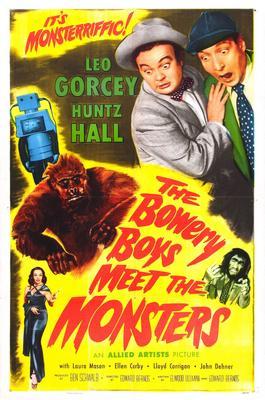 Bowery Boys Meet The Monsters, The movie poster Sign 8in x 12in