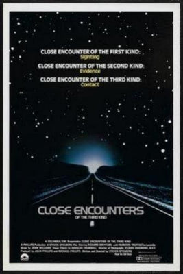 Close Encounters Of The Third Kind Metal Movie Poster 8in x 12in
