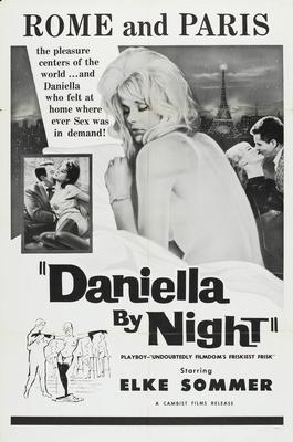 Daniella By Night Elke Sommer Metal Movie Poster 8in x 12in | The Poster Depot The Poster Depot