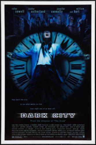 Dark City movie poster Sign 8in x 12in