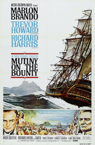 Mutiny On The Bounty poster 24x36