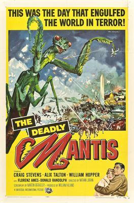 Deadly Mantis movie poster Sign 8in x 12in