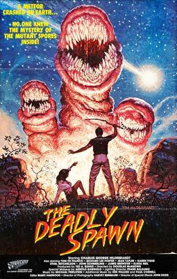 Deadly Spawn movie poster Sign 8in x 12in