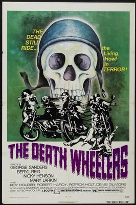 Death Wheelers movie poster Metal Print 8in x 12in