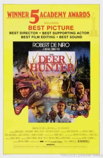 Deer Hunter movie poster Sign 8in x 12in