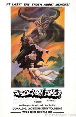 Demon Lover movie poster Metal Print 8in x 12in