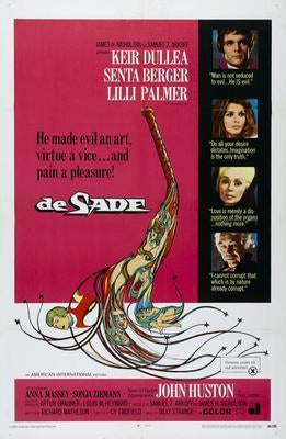 De Sade Movie Poster Metal Poster Choose Style The Poster Depot