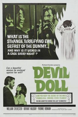 Devil Doll movie poster Sign 8in x 12in