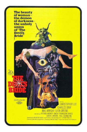 Devils Bride The movie poster Sign 8in x 12in