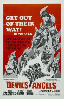 Devils Angels movie poster Metal Print 8in x 12in