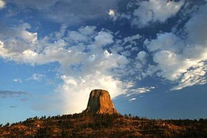 Devils Tower poster tin sign Wall Art