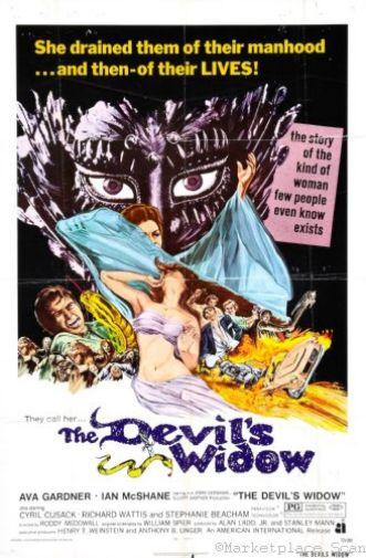 Devils Widow movie poster Sign 8in x 12in