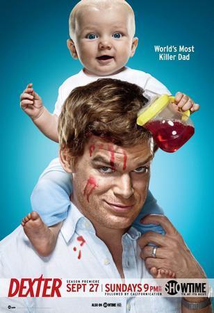 MICHAEL C HALL Dexter Promo poster tin sign Wall Art