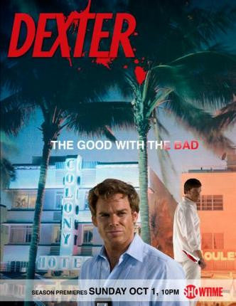 Dexter 11x17 poster Good With The Bad for sale cheap United States USA