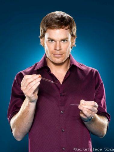 Michael C. Hall Photo Sign 8in x 12in