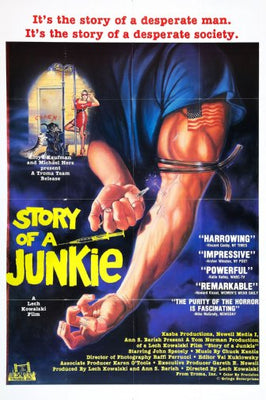 Story Of A Junkie poster for sale cheap United States USA