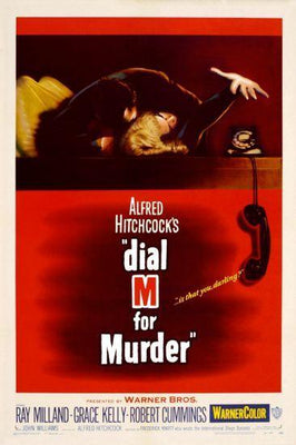 Dial M For Murder movie poster Metal Print 8in x 12in