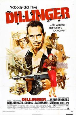 Dillinger movie poster Sign 8in x 12in