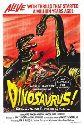 Dinosaurus movie poster Sign 8in x 12in