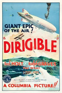 Dirigible movie poster Sign 8in x 12in