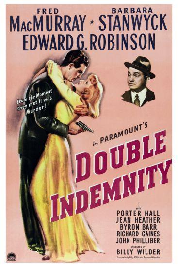 Double Indemnity movie poster Sign 8in x 12in