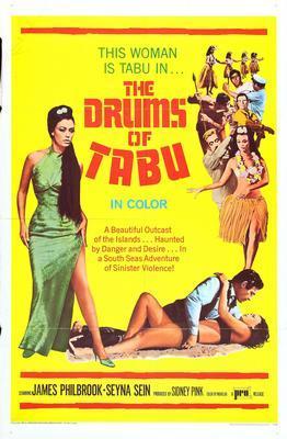 Drums Of Tabu movie poster Metal Print 8in x 12in