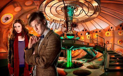 Matt Smith Karen Gillan Metal Print 8in x 12in
