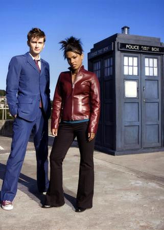 David Tennant Freema Agyeman poster Tardis | theposterdepot.com The Poster Depot