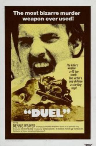 Duel movie poster Sign 8in x 12in