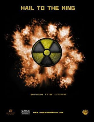 Duke Nukem poster tin Metal Print Wall Art
