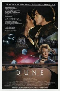 Dune movie poster Sign 8in x 12in