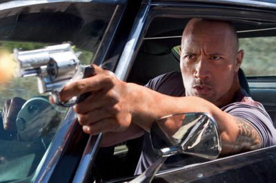 Dwayne Johnson Metal Print 8in x 12in