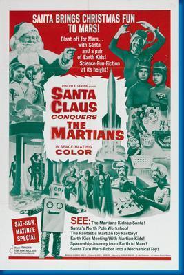 Santa Claus Conquers The Martians movie poster Metal Print 8in x 12in